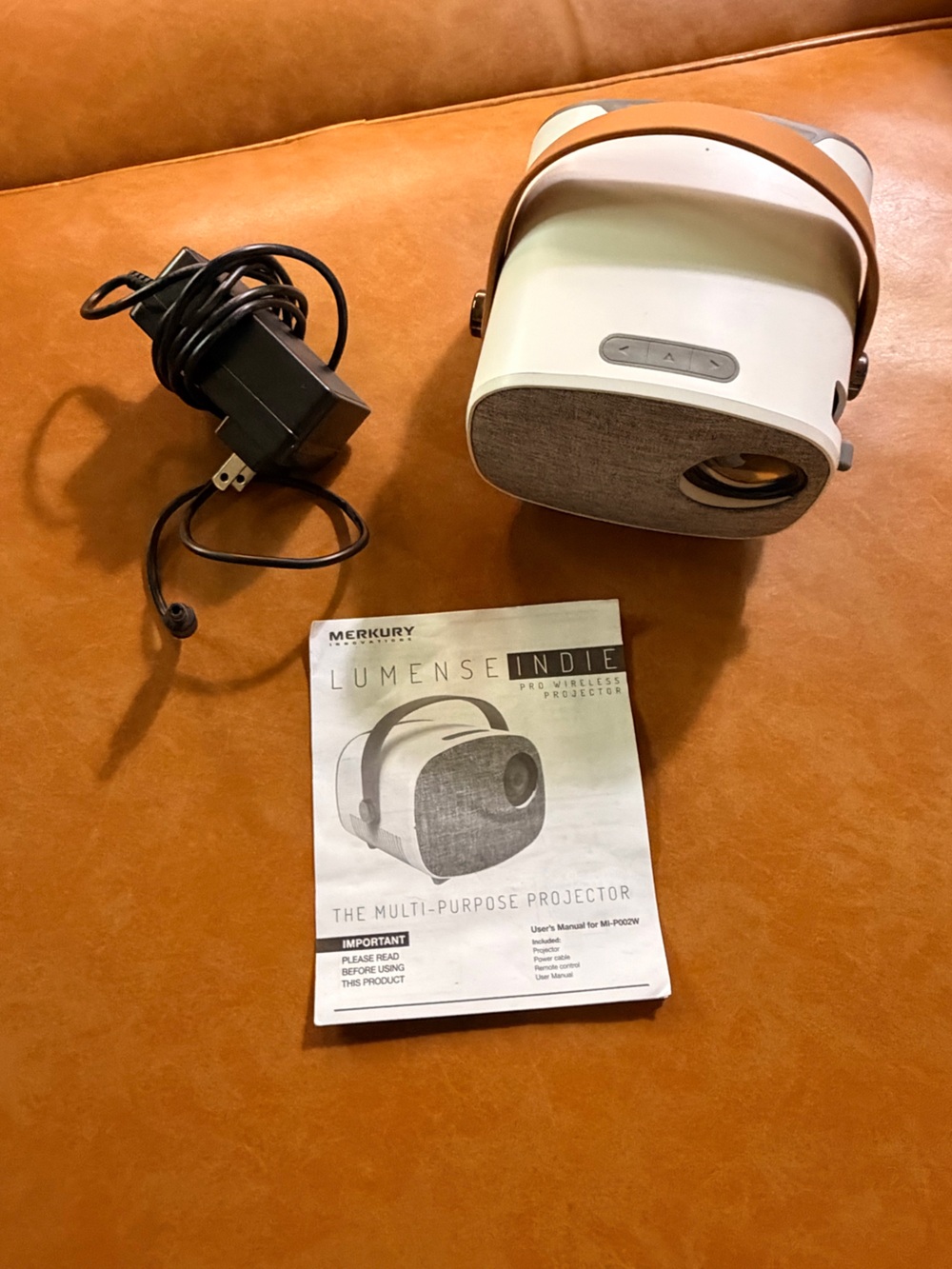 Multi-Purpose Mini Projector - White & Gray